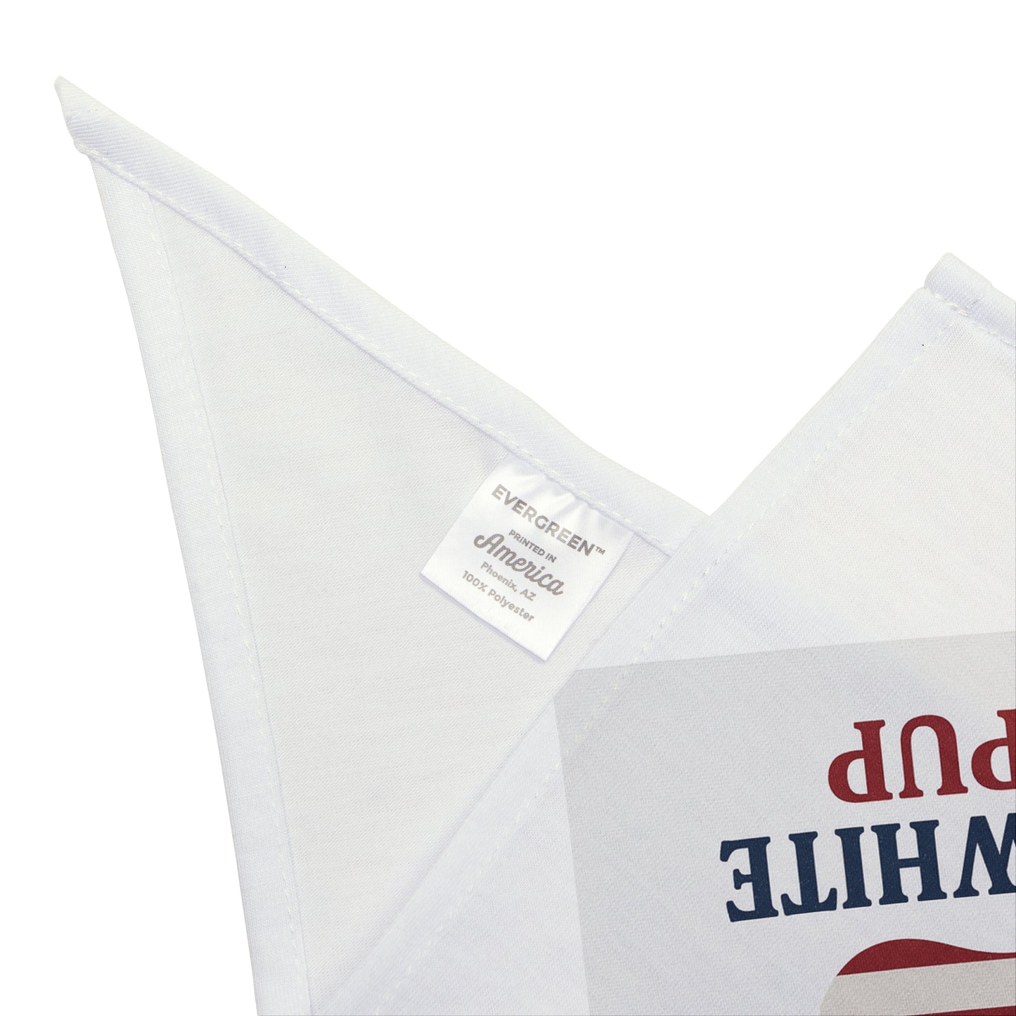 Patriotic Pet Bandana - Red, White & Pup, Dog Scarf, Pet Accessory, Fourth of July, Puppy Gift, Holiday Wear