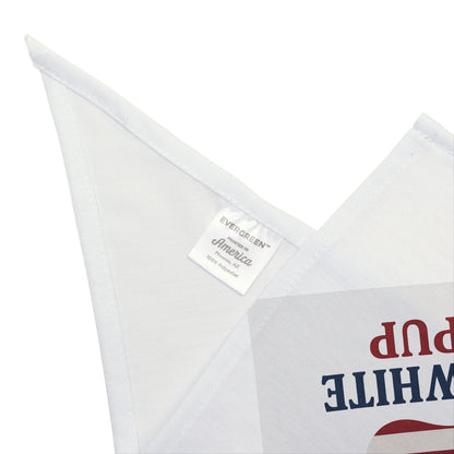 Patriotic Pet Bandana - Red, White & Pup, Dog Scarf, Pet Accessory, Fourth of July, Puppy Gift, Holiday Wear